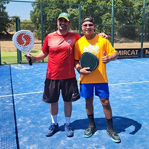 Review from Massimo DC : padel player from Nederland, that trained during his holiday on the Costa Brava